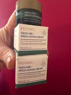 Biossance Squalane Omega Repair Cream Travel Size Brand New